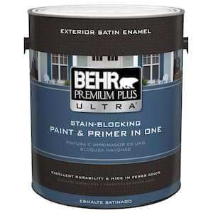 1 gal. Medium Base Satin Enamel Exterior Paint & Primer