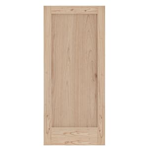 MODA Rustic 36 in. x 80 in. Solid Wood Unfinished Wood Interior Door Slab