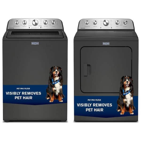 4.7 cu. ft. Top Load Washer and 7.0 cu. ft. Dryer Set with Pet Pro Option