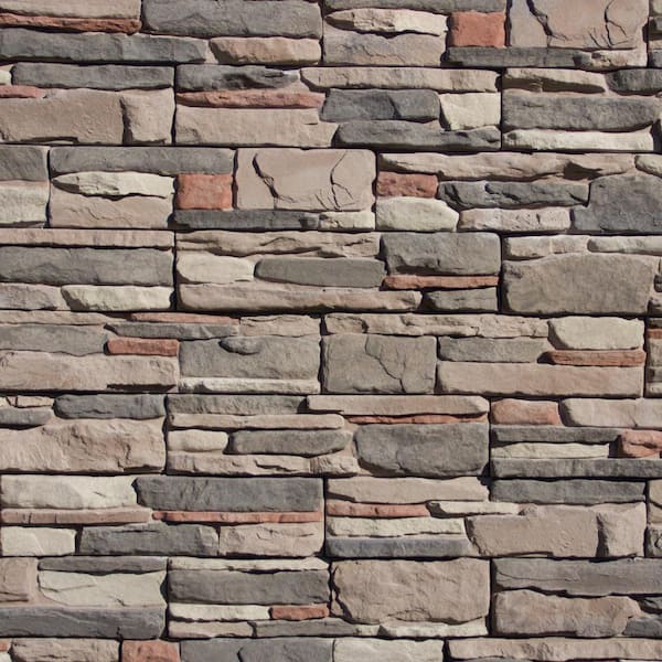 P-Series 5 in. W x 20 in. L Elk Creek Manufactured Stone Panel Siding