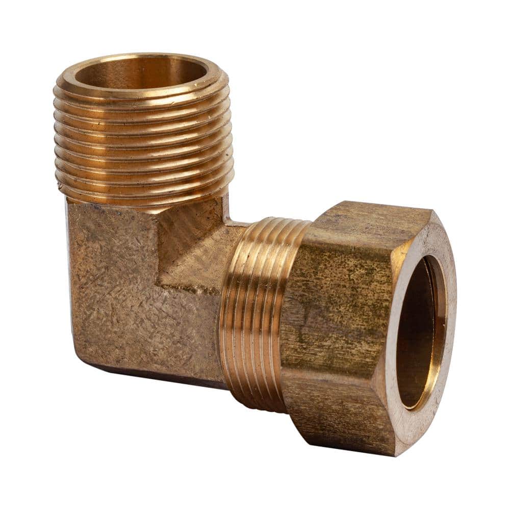 7/8 in. O.D. x 3/4 in. MIP Brass Compression 90-Degree Elbow Fitting (5-Pack) price history on PriceWatchPro