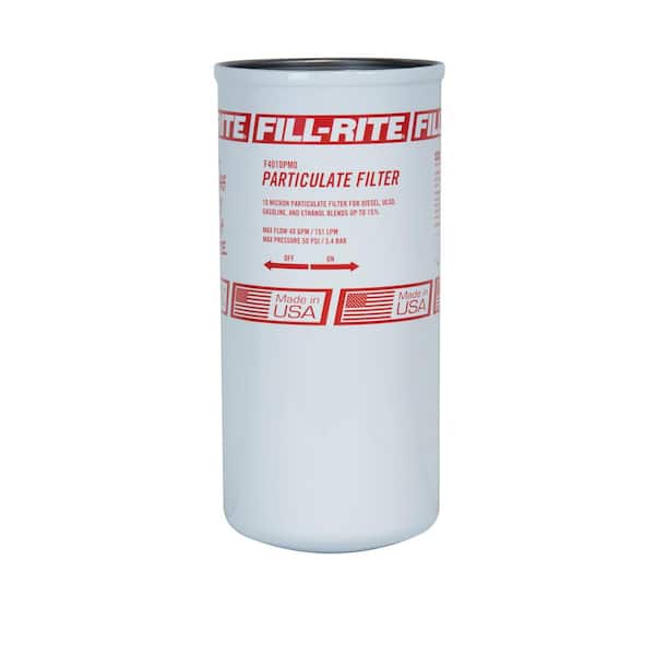FILL-RITE 1 1/2 in. 40 GPM 10 Micron Particulate Spin-On Fuel Filter
