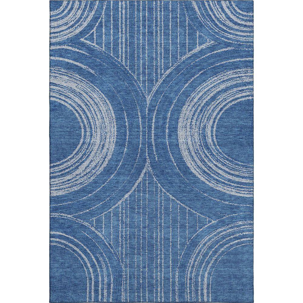 Mayfield Premium Machine Washable Abstract AMF2380 Navy 8 ft. x 10 ft. Area Rug price history on PriceWatchPro