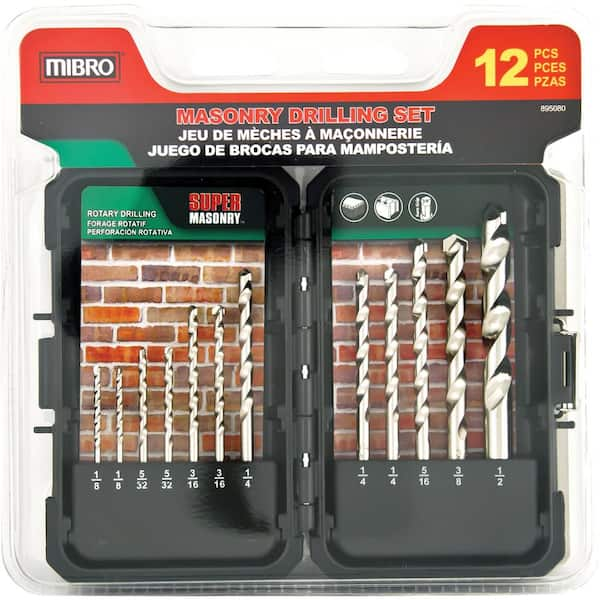 Black & Decker 16748 5 Piece Rotary Masonry Drill Bit Set