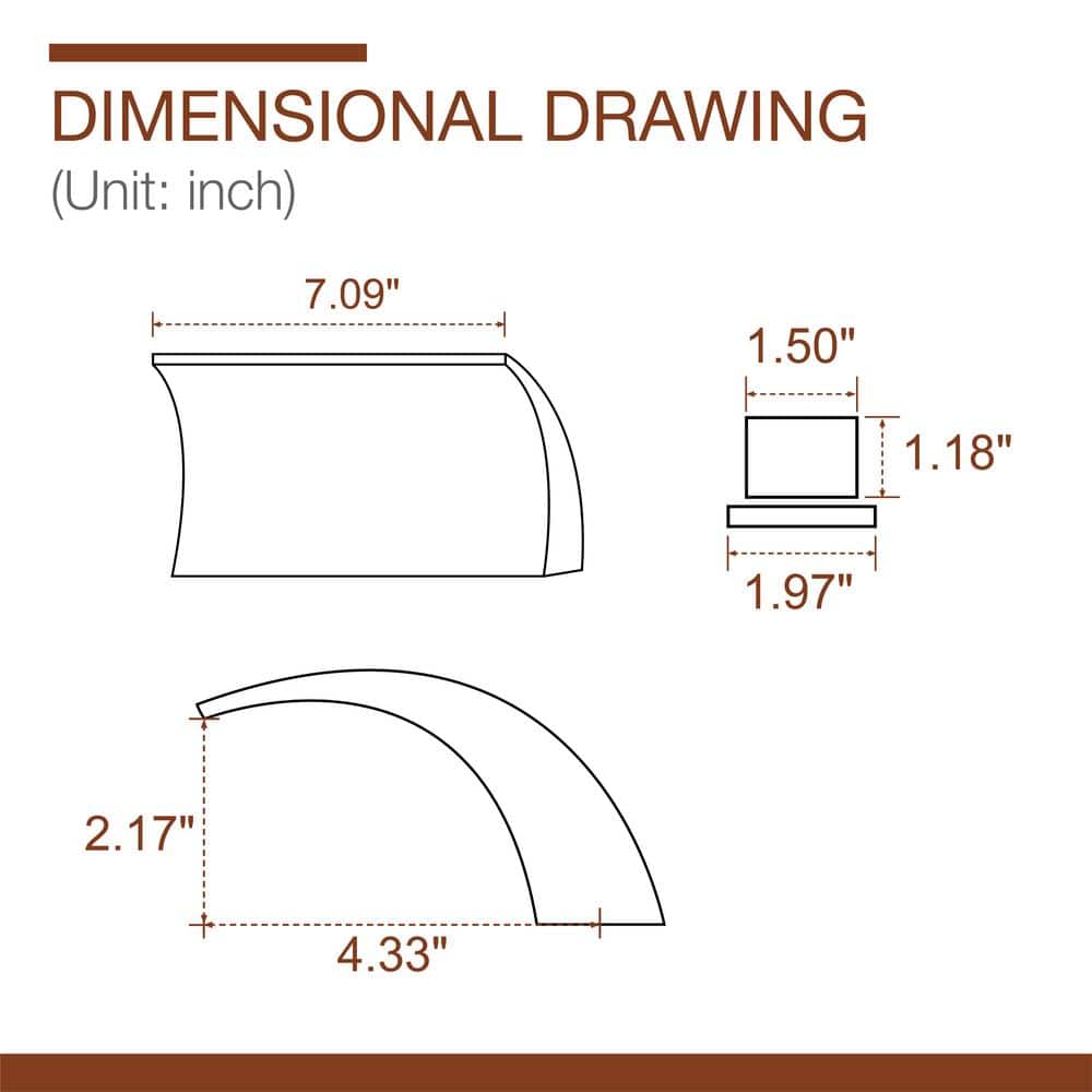 Brushed Nickel Waterfall Widespread 2-Handle Bathroom Faucet