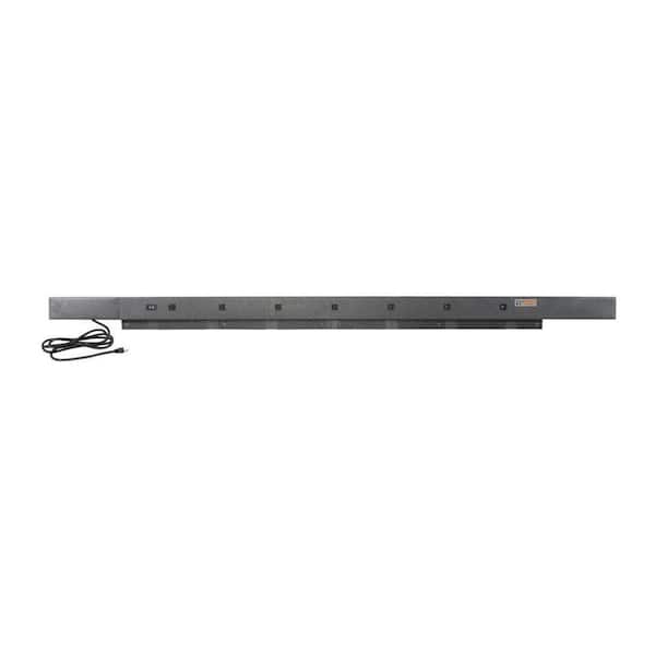 Gladiator 6 ft. 9-Outlet Workbench Power Strip with Tool Caddy Extensions in Hammered Granite
