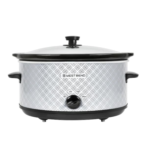 West Bend 6 Qt. Silver Slow Cooker
