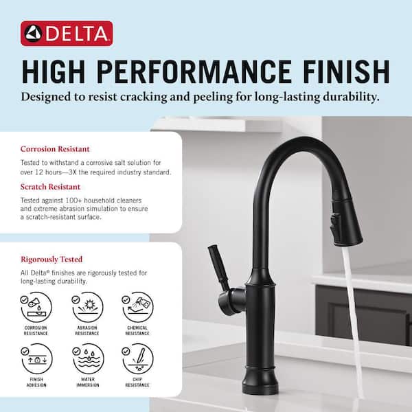 Delta Renaldi Touch2O with Touchless Technology Single Handle Pull