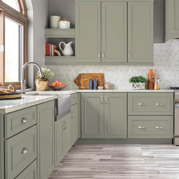 1 gal. #N350-4 Jungle Camouflage Semi-Gloss Enamel Interior/Exterior Cabinet, Door & Trim Paint
