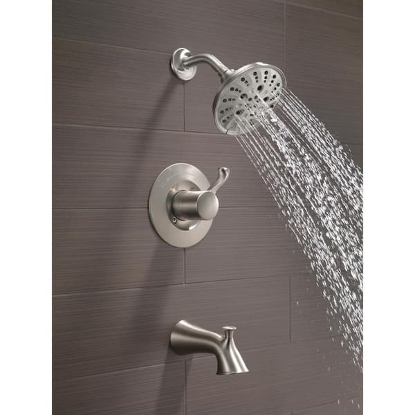 Delta discount Esato Spotshield Stainless 1-handle Shower Faucet Valve Included