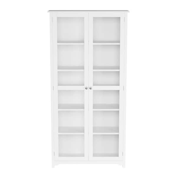 Home Decorators Collection Oxford White, Office Depot Bookcases With Doors