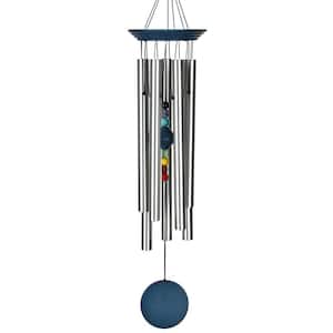 Signature Collection, Woodstock Chakra Chime, 24 in. Blue Wind Chime
