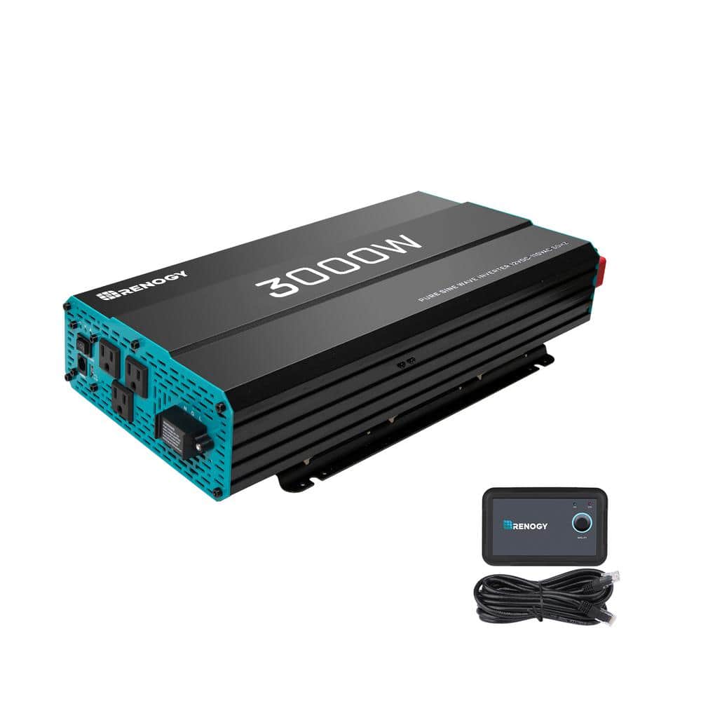DC/AC Inverter with Solar Charger 12V 220V 1000W-7000W