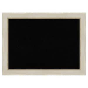 Parthenon Cream Wood Framed Black Corkboard 32 in. x 24 in. Bulletin Board Memo Board