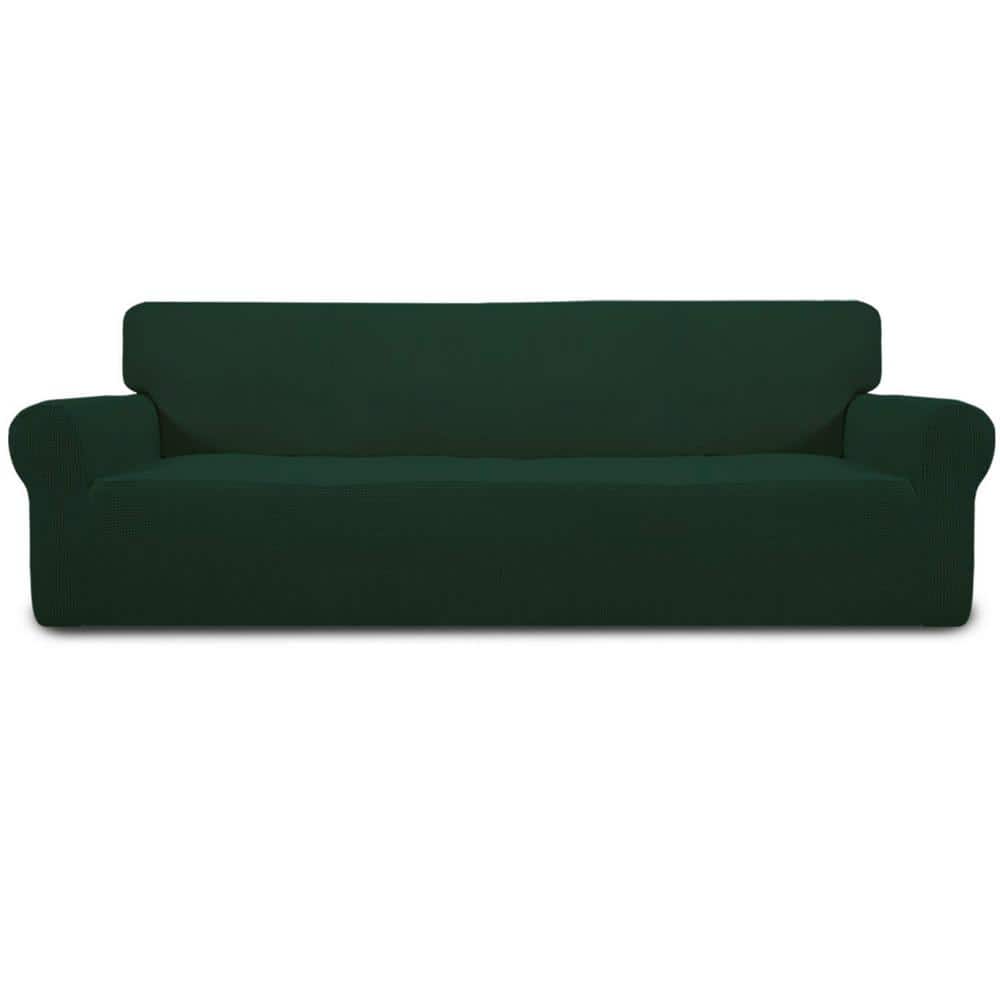 Stretch 4-Seater Sofa Slipcover 1-Piece Sofa Cover Furniture Protector Couc