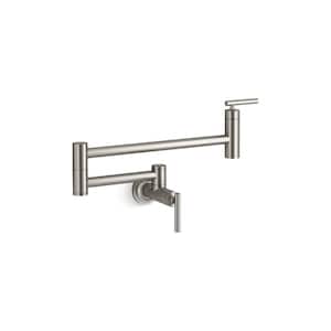 Wall Mount 5.2 GPM Pot Filler in Vibrant Stainless