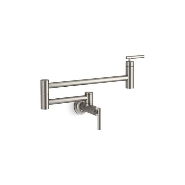 KOHLER Wall Mount 5.2 GPM Pot Filler in Vibrant Stainless