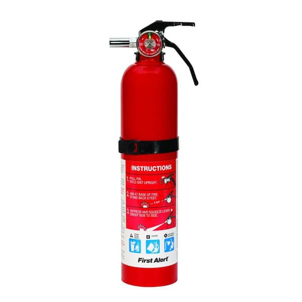 First Alert 1-A:10-B:C Rechargeable Home Fire Extinguisher (4-Pack)