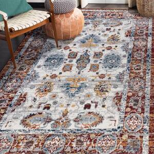 Alexandria 4 ft. X 6 ft. Brown Floral Area Rug