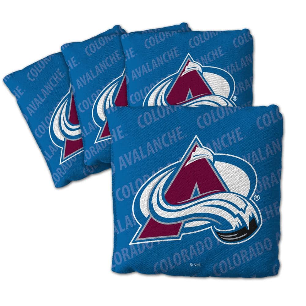 Colorado Avalanche Blue Bean Bag 4pk product image for price tracking