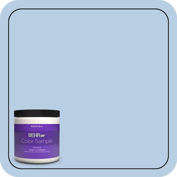 8 oz. #570C-3 Tender Twilight Eggshell Enamel Interior Paint & Primer Color Sample