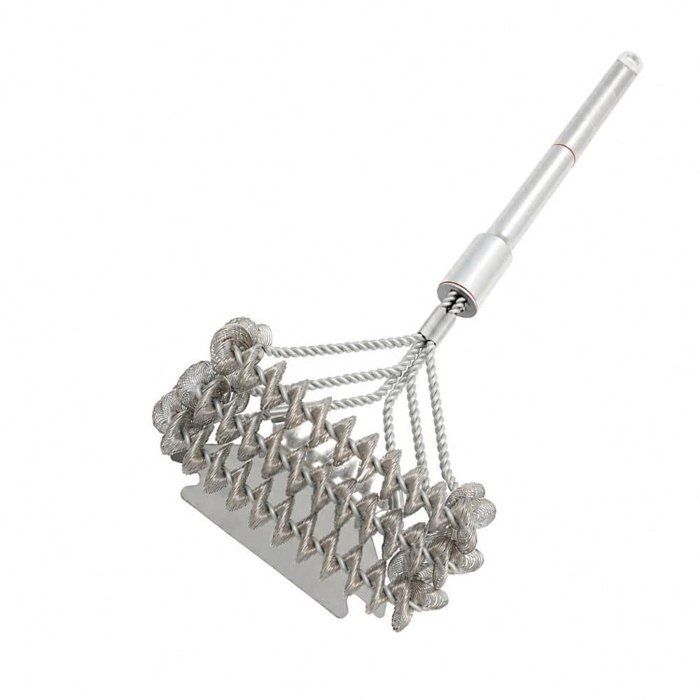Stainless Grill Brush and Scraper with Detachable Handle for Gas and Charcoal Grills, Outdoor and Camping BBQ price history on PriceWatchPro