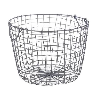 13.75 in. Wire Basket with Handles