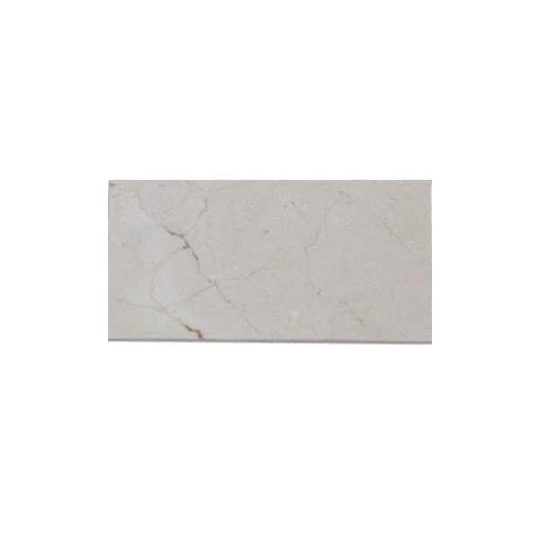 Ivy Hill Tile Crema Marfil 3 in. x 6 in. x 8 mm Marble Mosaic Floor and Wall Tile Sample