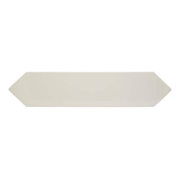 Color Tender Gray 3 in. x 12 in. Bright Picket Ceramic Wall Tile (11.7895 sq. ft./Case)