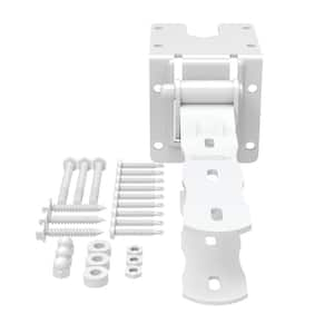 11.62 in. x 3.25 in. White No Rust Gate Hinge