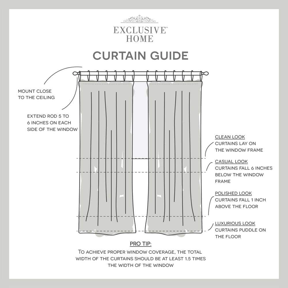 White Sheer Linen-Blend Tab Top Window Panels
