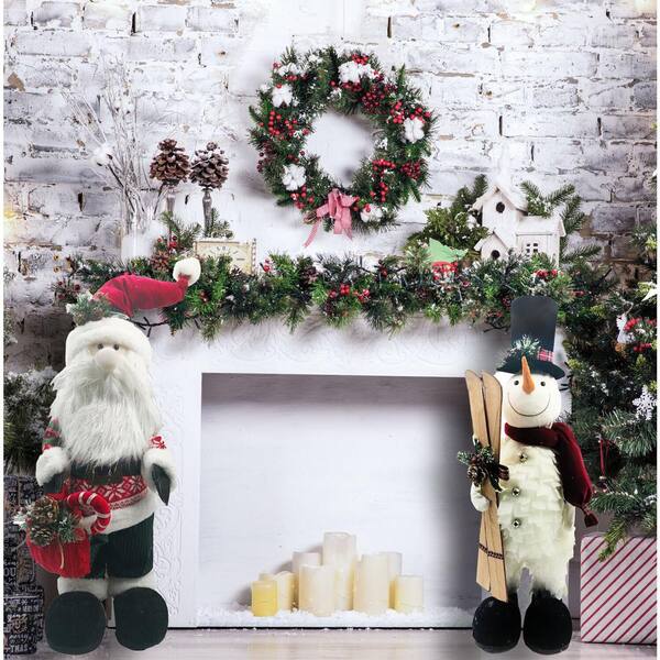 Amazon.com: ATDAWN 3ft Snowman with Black Top Hat