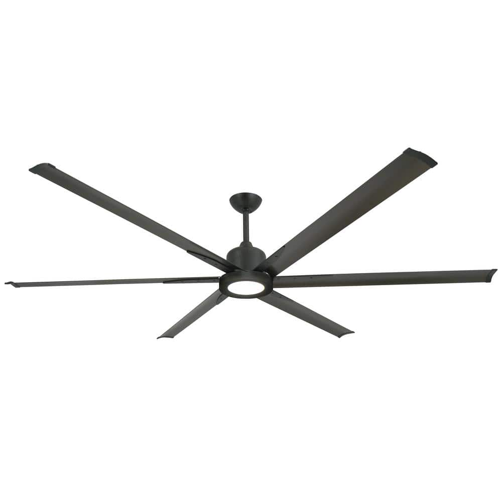 Titan II Wi-Fi 84 in. Indoor/Outdoor Oil Rubbed Bronze Smart Ceiling Fan and LED Light with Remote Control -  TroposAir, 882568827937101