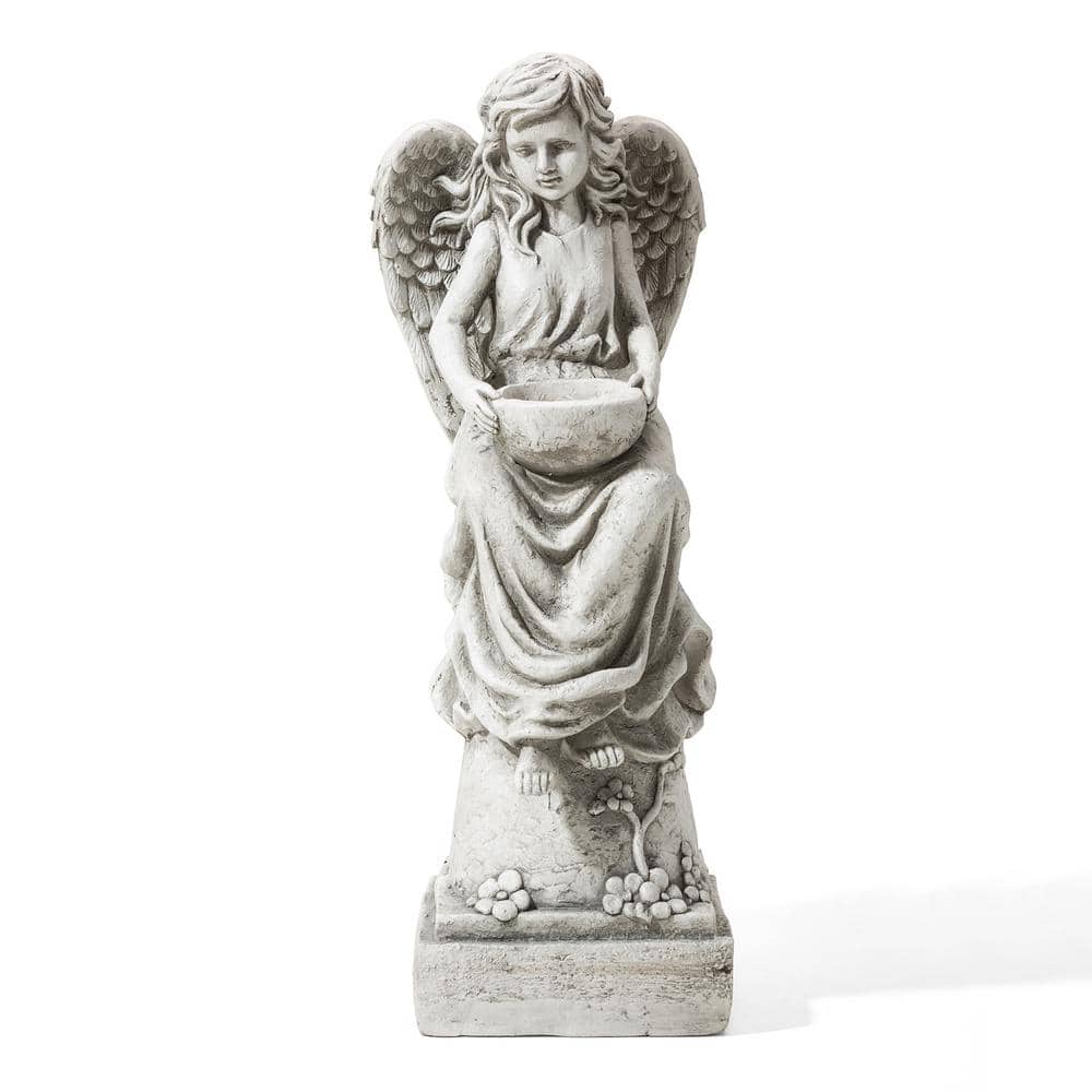 happy angel statue