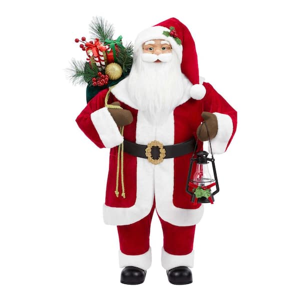3 ft Santa with Presents and Lantern