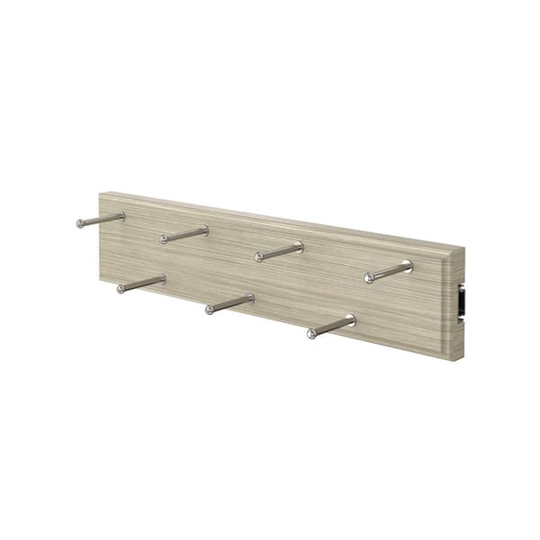 SimplyNeu 7-Hook Seashore Grey Belt Rack