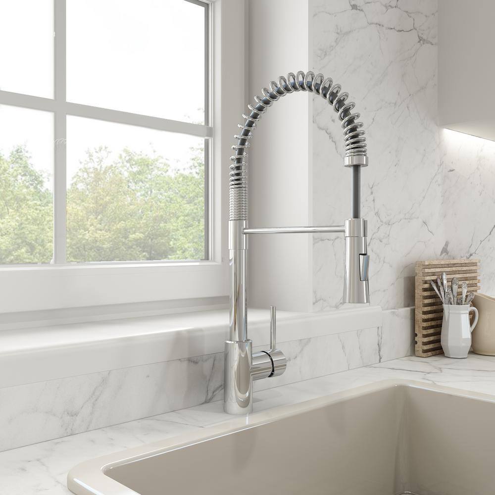 Livenza Chrome Pull-Down Kitchen Faucet with Flexible Spray Head