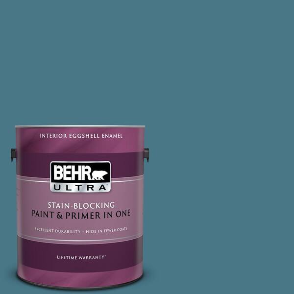 BEHR ULTRA 1 gal. #UL230-20 Catalina Coast Eggshell Enamel Interior Paint and Primer in One