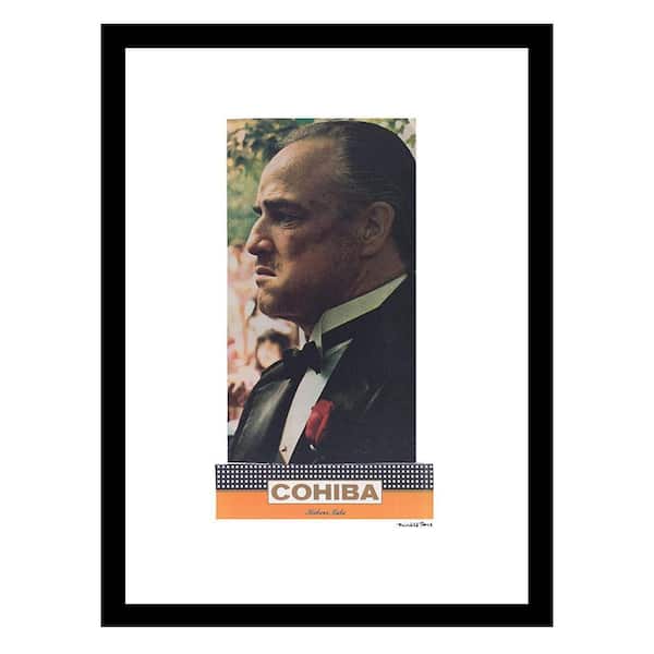 VENICE BEACH Collections Cigars and Brando in the Godfather Bad Ass by Fairchild Paris 1-Piece Framed Graphic Print 18 in. x 14 in.