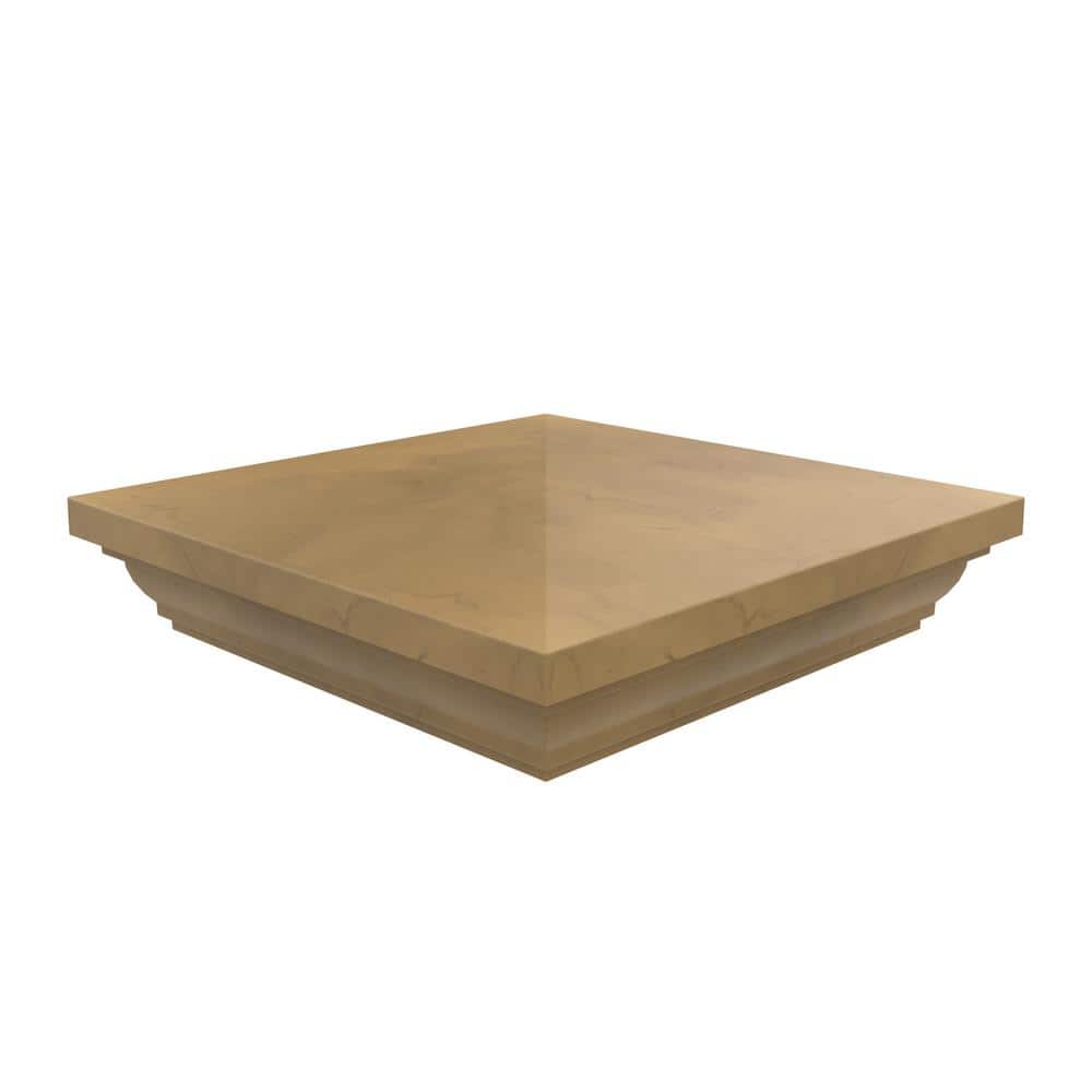 Cypress Vinyl Flat Post Cap for 5-Inch Fence