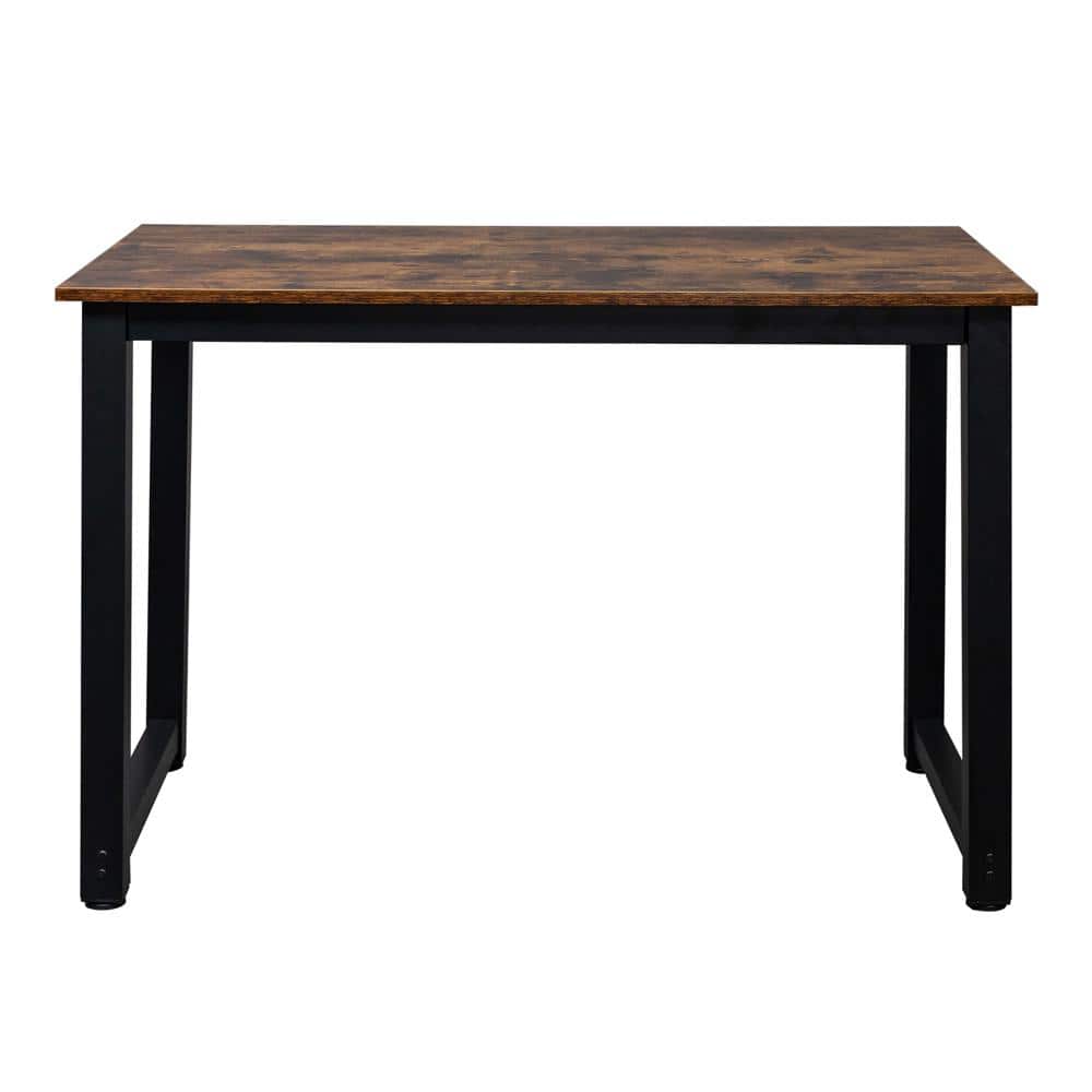 43.3 in. H W Retangular Oak Strength Wooden Computer Desk