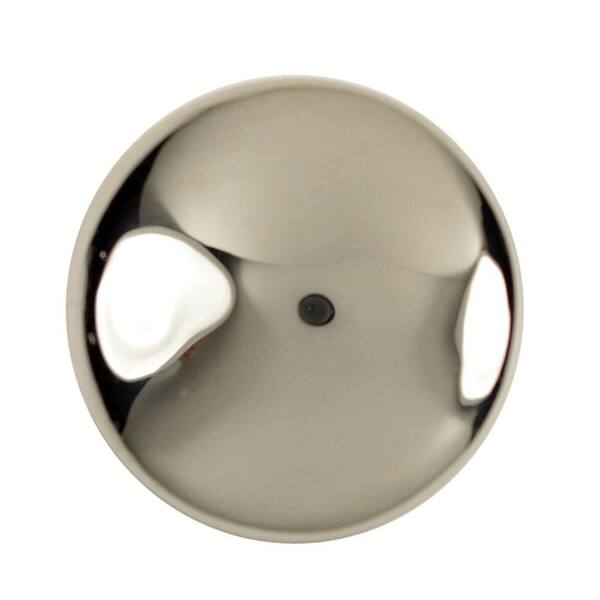 Copper Mountain Hardware 1-1/4 in. Polished Nickel Round Cabinet Knob