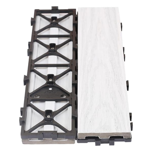 NewTechWood UltraShield Naturale 3 in. x 1 ft. Quick Composite