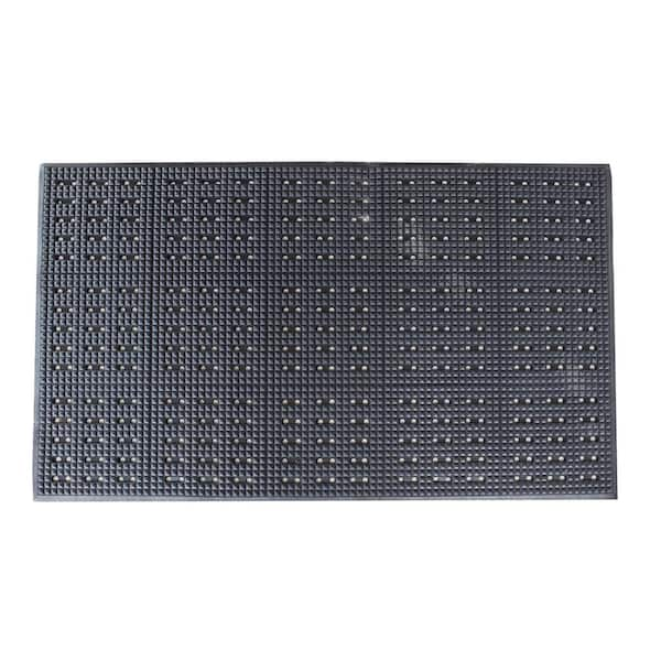 AmeriHome 3 ft. W x 5 ft. L Anti-Fatigue Rubber Garage Flooring Mat 807196  - The Home Depot