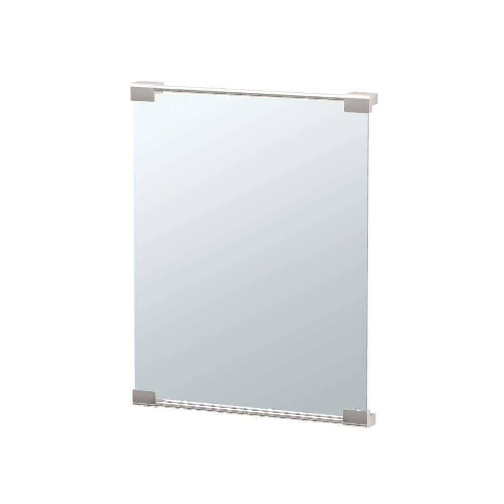 Gatco Fixed 20 In. W X 25 In. H Framed Rectangular Bathroom Vanity ...