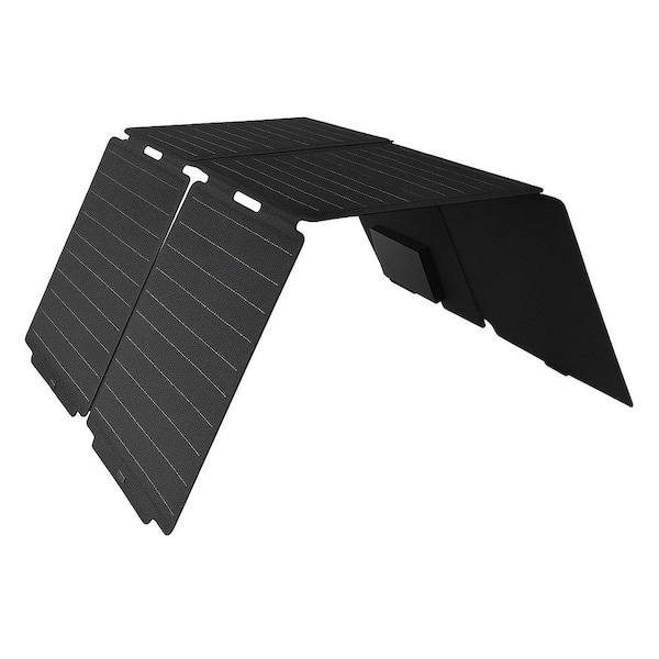 EKIEUDL 30W Foldable Solar Phone Charger for iPhone Android with 6 Panels IP65 Waterproof for Camping Hiking Outdoor