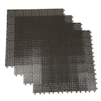Brown Regenerated 22 in. x 22 in. Polypropylene Interlocking Floor Mat System (Set of 4 Tiles)