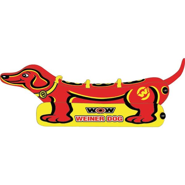 WOW WATERSPORTS Weiner Dog Towable for 1-Rider to 3-Riders
