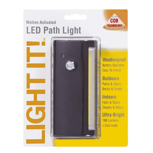 Bronze 6-LED Wireless Motion-Activated Weatherproof Path/Step Light