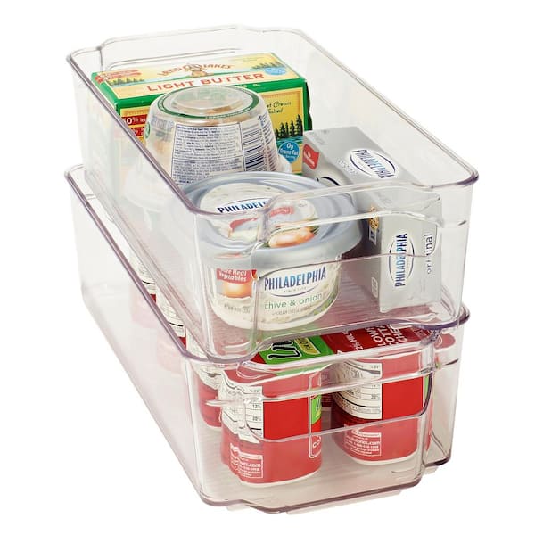 Kitchen Details Clear Medium Refrigerator Shelf Organizer